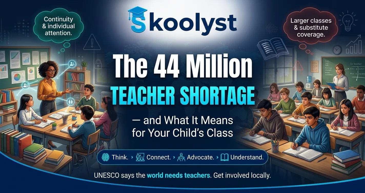 The 44 Million Teacher Shortage — and What It Means for Your Child's Class